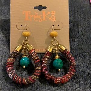 Boho earrings by Treska- NWT